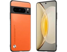 Funda de polipiel Google Pixel 8 Pro Luxury Naranja - CROCOCASE