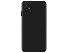 Funda Samsung Galaxy A22 5G A226 Square Liquid Negro - CROCOCASE