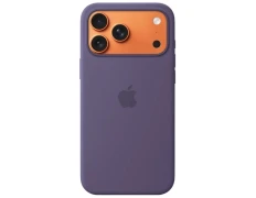 Funda de silicona Magsafe iPhone 17 Pro Max Niebla Lila