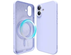 Funda Suave Magsafe Lavanda Compatible con iPhone 16 Plus - Marca CROCOCASE