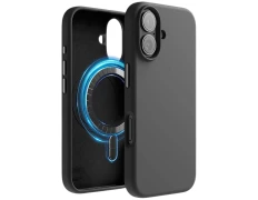 Funda Suave Magsafe iPhone 16 Plus Negro - CROCOCASE