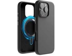 Funda Suave Magsafe iPhone 16 Pro Max Negro Compatible - CROCOCASE