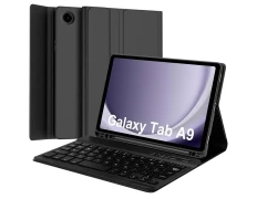 Tapa con Teclado Samsung Galaxy Tab A9 (Inglés) - CROCOCASE
