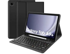 Funda con Teclado Samsung Galaxy Tab A9+ - Crococase (Inglés)