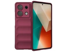 Funda de silicona Xiaomi Redmi Note 13 5G Wave Borgoña