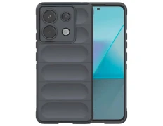 Funda de silicona Wave Xiaomi Redmi Note 13 Pro 5G / Poco X6 5G Gris Oscuro - Marca CROCOCASE