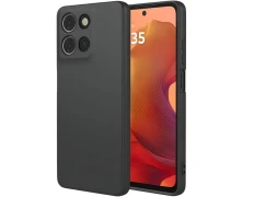 Funda Negra Xiaomi Poco C85 Square Liquid Premium - CROCOCASE