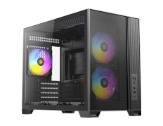 CAJA MINITORRE MICROATX FLUX M NEGRO ANTEC