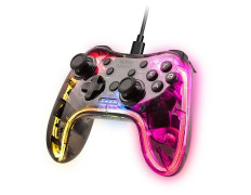 GAMEPAD MARS GAMING MULTIPLATAFORMA USB-A / USB-C - 20 BOTONES RGB NEON VIBRACIÓN HAPTICA
