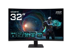 Monitor PC GIGABYTE GS32QCA 32" Quad HD LED 180 Hz 1 ms FreeSync Negro