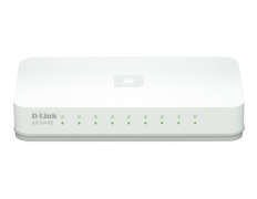 Switch D-Link 8 Puertos Ethernet - Conexión Rápida y Sencilla