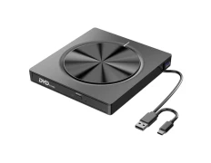 Grabadora Externa de CD/DVD 8 en 1 con USB-C/A/MicroSD - Marca OEM