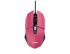 Trust GXT109P FELOX - Ratón Rosa USB Tipo A 6400 DPI