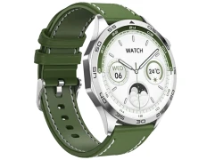 Reloj inteligente DT NO.1 HD GT4 Verde con pantalla AMOLED de 1.43 pulgadas