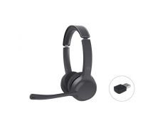 Headset Conceptronic POLONA04BA Bluetooth - Cancelación de Ruido, Carga USB-C, Manos Libres 40hrs
