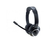 HEADSET CONCEPTRONIC POLONA - Auricular con Jack 3.5mm y Micrófono Flexible