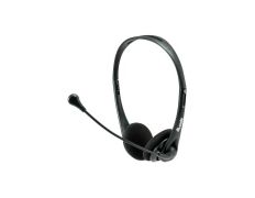 HEADSET Equip Life con Conexión Jack 3.5mm, Microfono Flexible, Control de Volumen y Mute - Color Negro