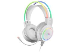 HEADSET MARS GAMING MHRGB WHITE - Auriculares Gaming Sonido 3D