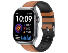 Reloj inteligente Hello ET585 Cuero Marrón