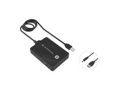 HUB USB 2.0 y 3.0 CONCEPTRONIC HUBBIES10B - 4 Puertos, Cable de 90cm