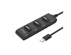 HUB USB 2.0 EQUIP LIFE A 7 puertos USB-A 2.0