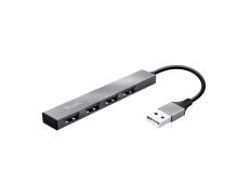 HUB USB 2.0 TRUST HALYX ALUMINIUM A 4xUSB-A 2.0