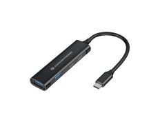 HUB USB 3.0 CONCEPTRONIC HUBBIES12B Negro - 4 Puertos USB 3.2 y 2 Puertos USB-C/A