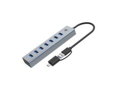 HUB USB 3.0 CONCEPTRONIC 7 PUERTOS USB-C 7XUSB-A