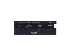 Hub USB 4 Puertos Para PS4 Slim Negro