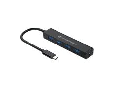 HUB USB Type C CONCEPTRONIC con 4 Puertos USB 3.0 Tipo A