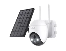ieGeek ZS-GX4S Cámara de Seguridad WiFi Solar 5MP/QHD IP65 Blanco