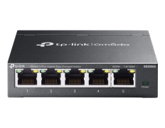 Switch Gestionable TP-Link ES205G Omada 5x RJ45 1Gb Fácil Gestión Carcasa Metálica VLAN QoS