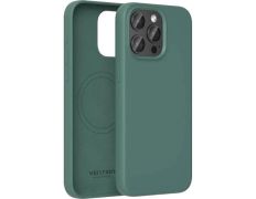 FUNDA SILICONA MAGSAFE IPHONE 15 PLUS VERDE CIPRÉS VENTION - Accesorio Magsafe para iPhone 15 Plus por Vention en color Verde Ciprés