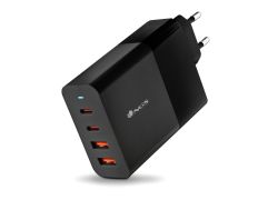 CARGADOR DE PARED NEGRO NGS GaN2 100W 2xUSB-C + 2xUSB-A