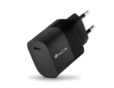 Cargador Pared GaN2 USB-C 20W Negro NGS para Smartphone - Accesorio de Carga Rápida