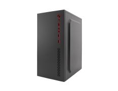 CAJA COOLBOX PCC-MPC45-1 NEGRA MICROATX CON FUENTE EP 500 INCLUIDA