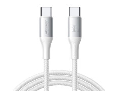 Joyroom Cable USB‑C a USB‑C 60 W Flash Series, Blanco 2 m