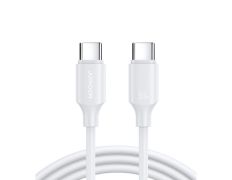 Joyroom Cable USB‑C a USB‑C Blanco, 60 W Carga Rápida 1 m