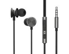 Joyroom JR-EW03 Auriculares Jack 3.5mm Gris Oscuro