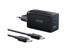 Joyroom JR-TCG01 Cargador Rápido Triple USB Tipo C/USB 65W Negro