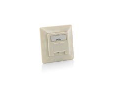 Kit 5 Unidades Roseta CAT6A Empotrar Blanco Perla - Marca EQUIP