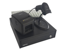Kit TPV APPROX - Cajón APPCASH33 Negro + Scan APPLS11AS + Impresora Térmica APPPOS80AM-USB + Papel CYT8060BP