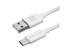 Cable USB-A a USB-C 1M Blanco Kodak