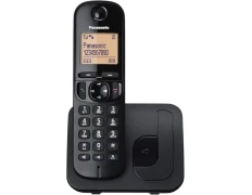 Panasonic KX-TGC250SPW Teléfono Inalámbrico Negro