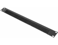 Lanberg AK-1103-B. Panel cepillo para entrada cable 19" 1U