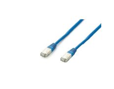 LATIGUILLO APANTALLADO PLATINIUM S/FTP CATEGORIA 6A 0,5M AZUL - Marca EQUIP