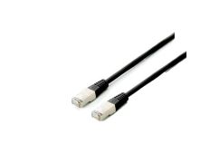 LATIGUILLO APANTALLADO CAT6A PLATINIUM S/FTP 3M NEGRO LIBRE DE HALÓGENOS