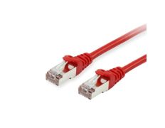 LATIGUILLO APANTALLADO CATEGORÍA 6A/10G 10M ROJO - Marca EQUIP
