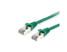 LATIGUILLO APANTALLADO CATEGORÍA 6A 10G 30M VERDE LIBRE DE HALÓGENOS - EQUIP