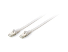 Latiguillo Plano Apantallado 3m Blanco Categoría 6A U/FTP